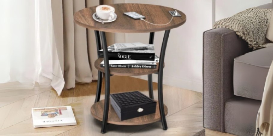 Up to 80% Off Wayfair Furniture Sale + Free Shipping | End Table w/ Shelves Just $66.99 Shipped