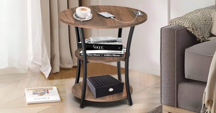 Up to 80% Off Wayfair Furniture Sale + Free Shipping | End Table w/ Shelves Just $66.99 Shipped