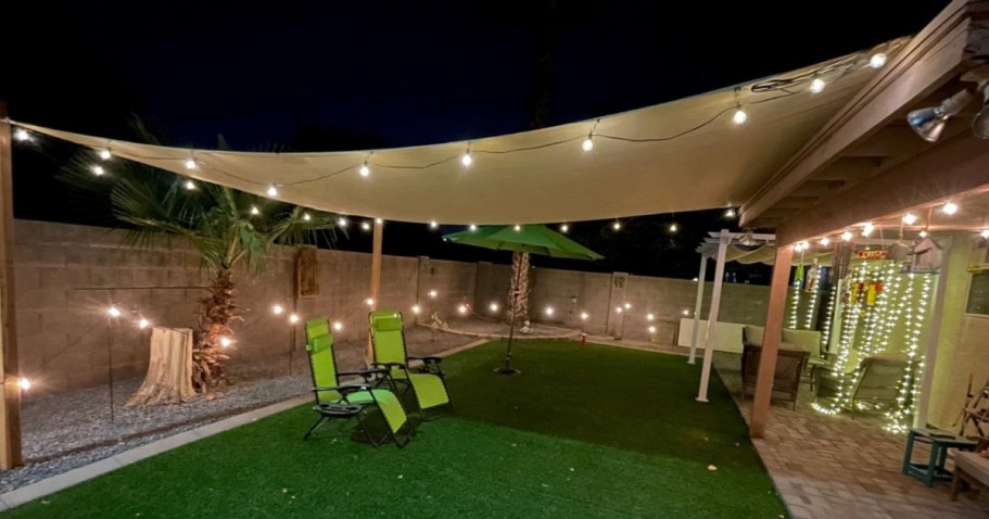 27-Foot Outdoor String Lights Only $9 on Amazon (Regularly $20) + More