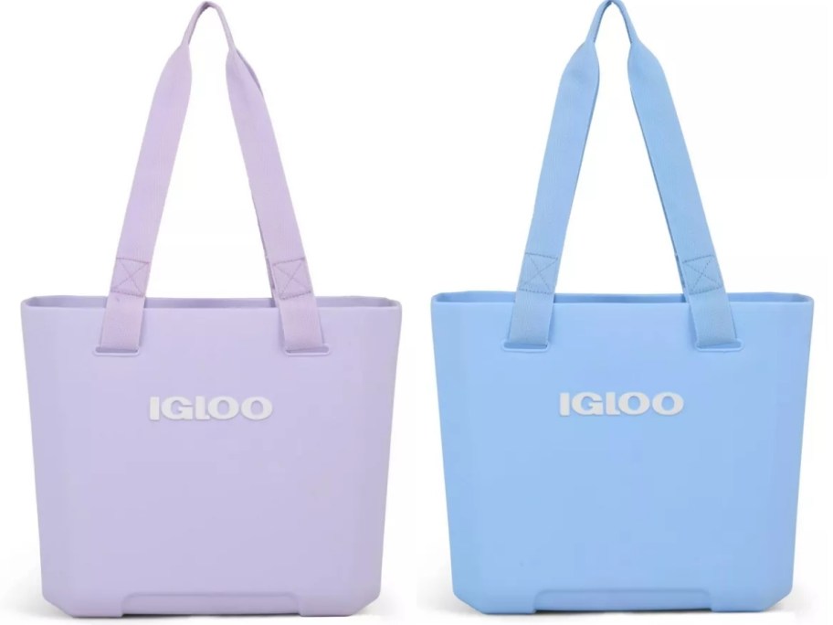 Igloo Tag Along Too Tote Cooler in Lilac and Periwinkle Blue