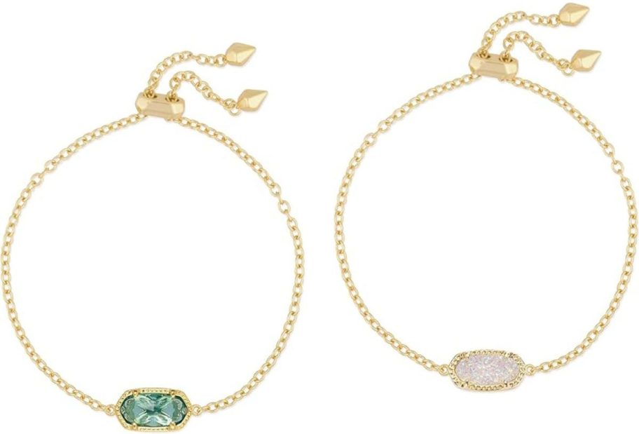 Stock images of two Warmday pendant bracelets