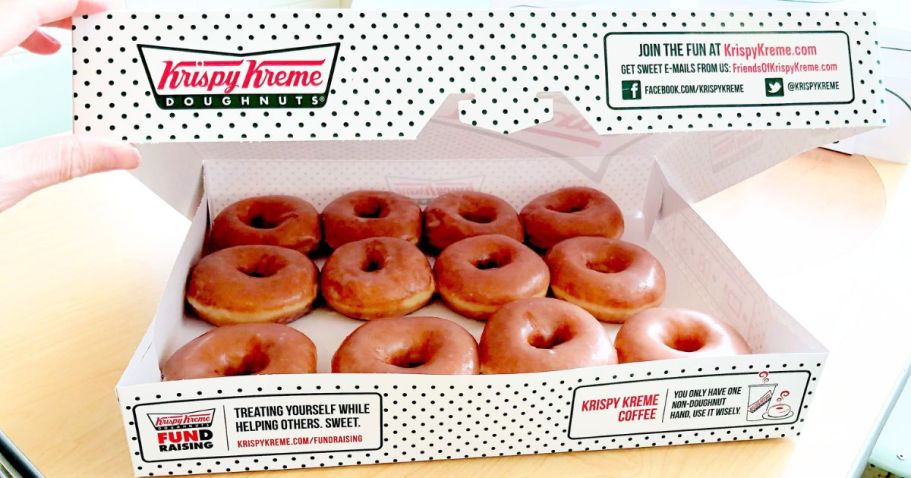 Krispy Kreme Original Glazed Dozen Only 25¢ w/ Purchase – Today Only!