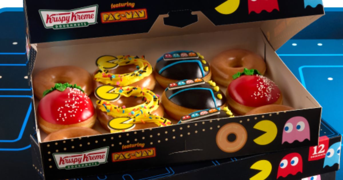 NEW Krispy Kreme Pac-Man Collection (+ How to Score Free Doughnuts!)