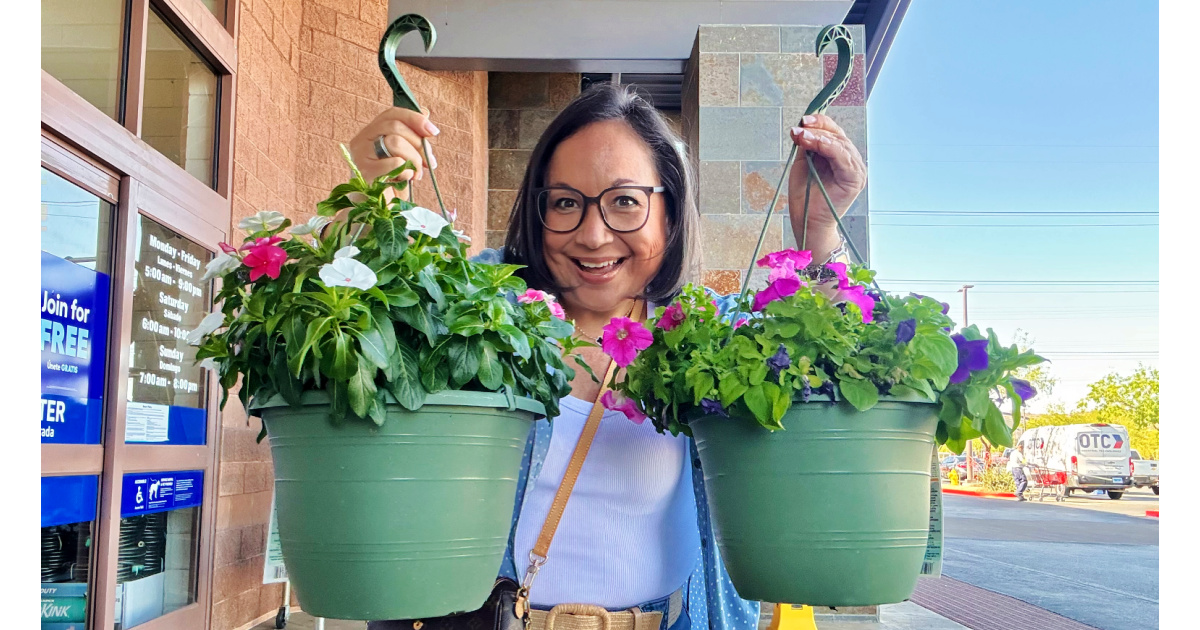 Hanging Flower Baskets ONLY $7.50 Each at Lowe’s (Just Buy 2)