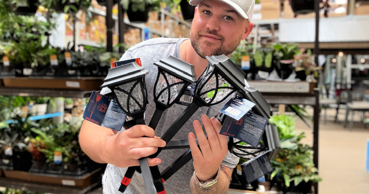 Solar LED Outdoor Path Lights ONLY $2.48 on Lowes.online