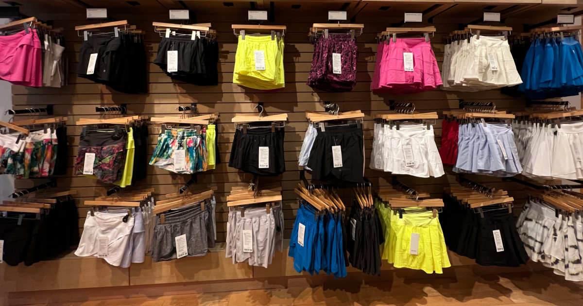 lululemon Shorts & Skirts from $39 Shipped