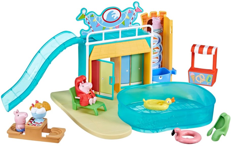Peppa Pig Waterpark Playset w: 2 Figures