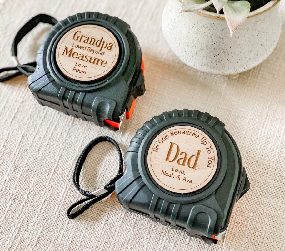 personalized tape measurers 