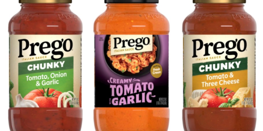 TWO Prego Pasta Sauce Jars Only $3.64 Shipped on Amazon