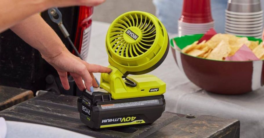 Up to 75% Off RYOBI Tools on HomeDepot.online + Free Shipping | Cordless Fan $9.97 Shipped!