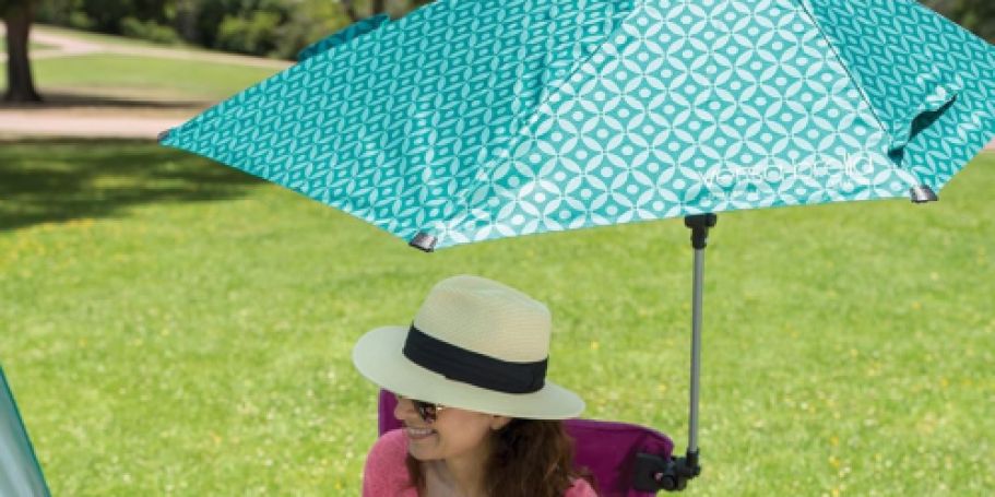Adjustable Sun-Brella Just $14.99 Shipped on Woot.online (Reg. $35) – Great for Chairs, Strollers, & More