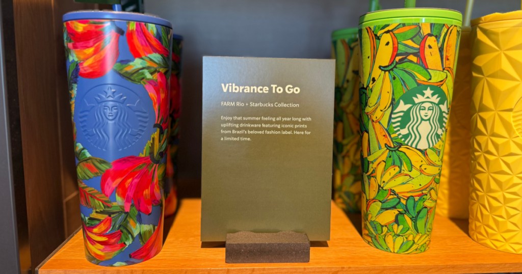 Colorful Starbucks farm Rio cups