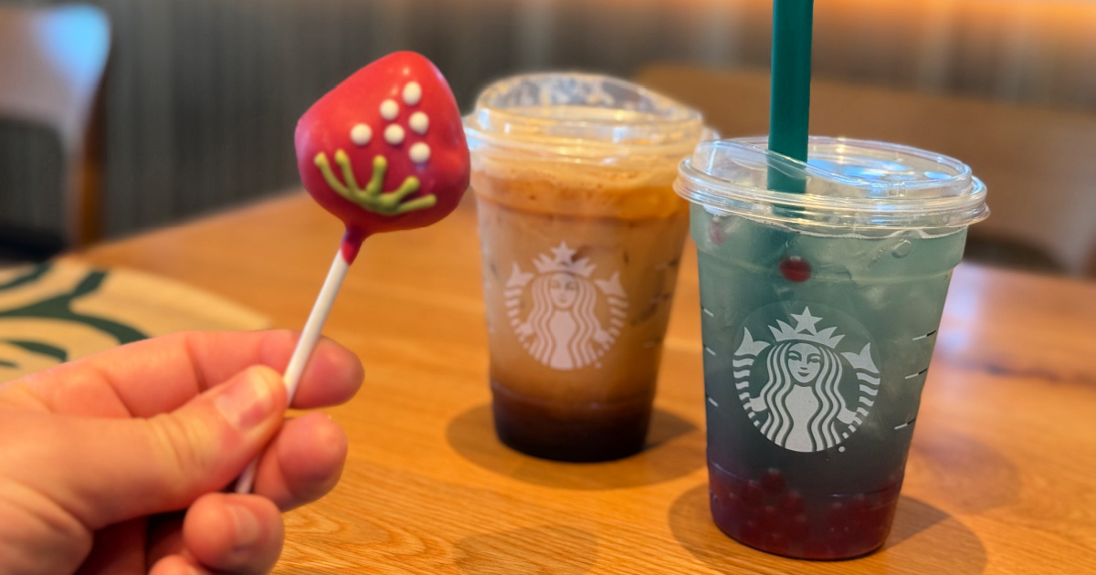 Starbucks Summer Menu is Here – Strawberry Cake Pop, Iced Horchata Espresso & More