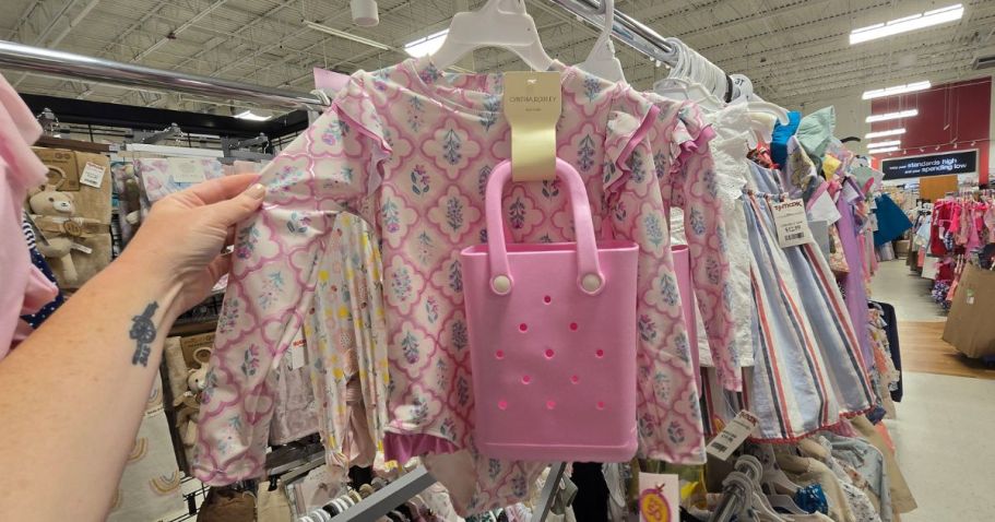 Spotted at TJ Maxx: Toddler Swimsuit + Bogg Bag Lookalike Just $19.99!