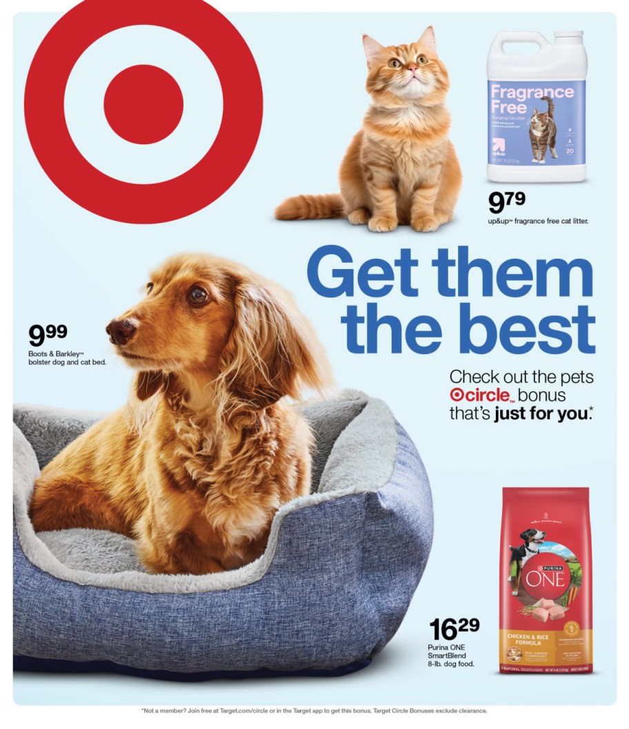 page from Target ad