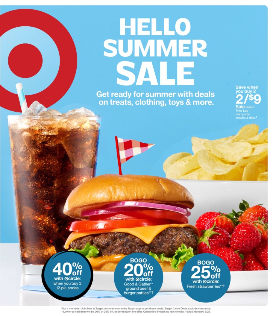 page from Target ad