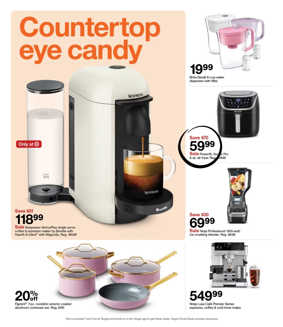 page from Target ad