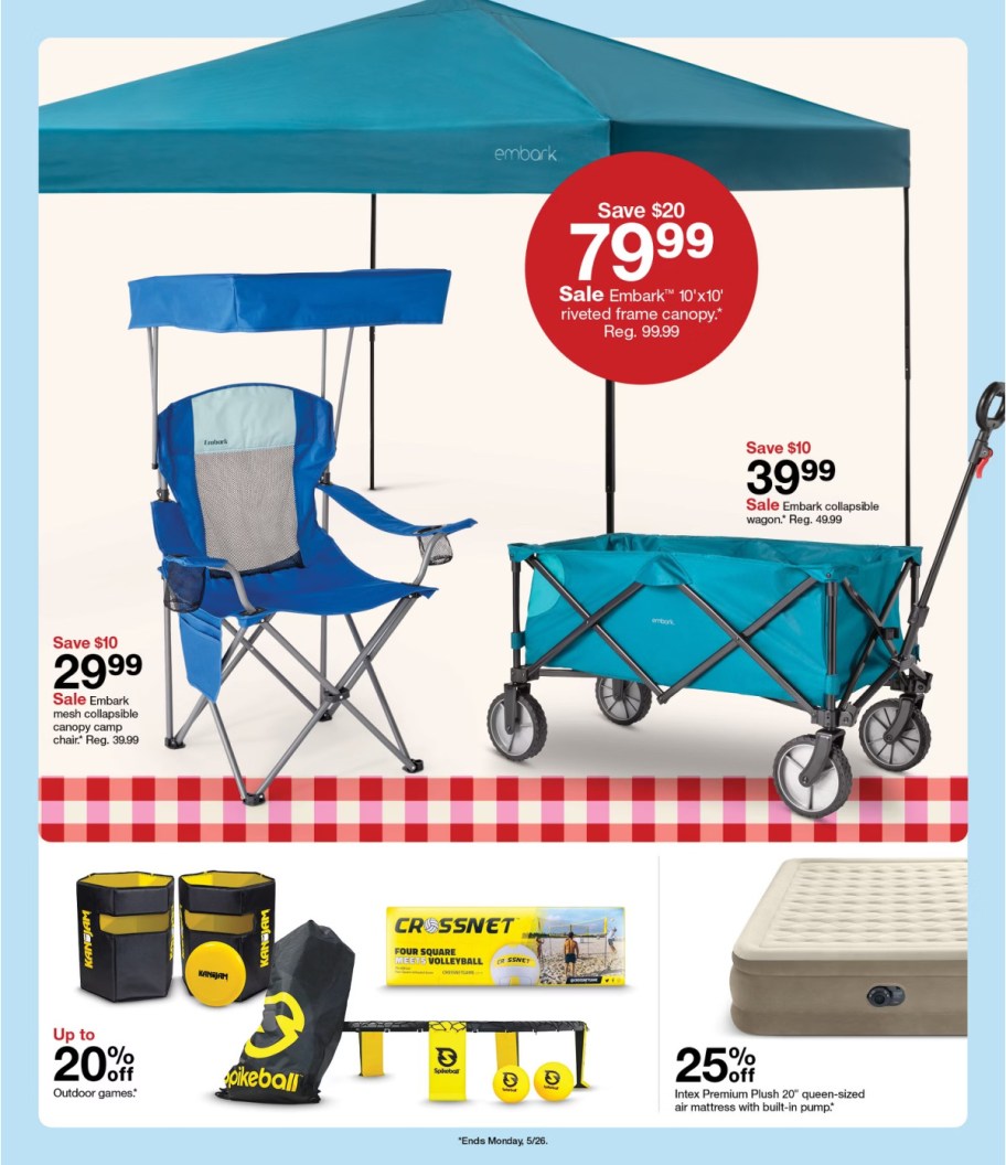 page from Target ad