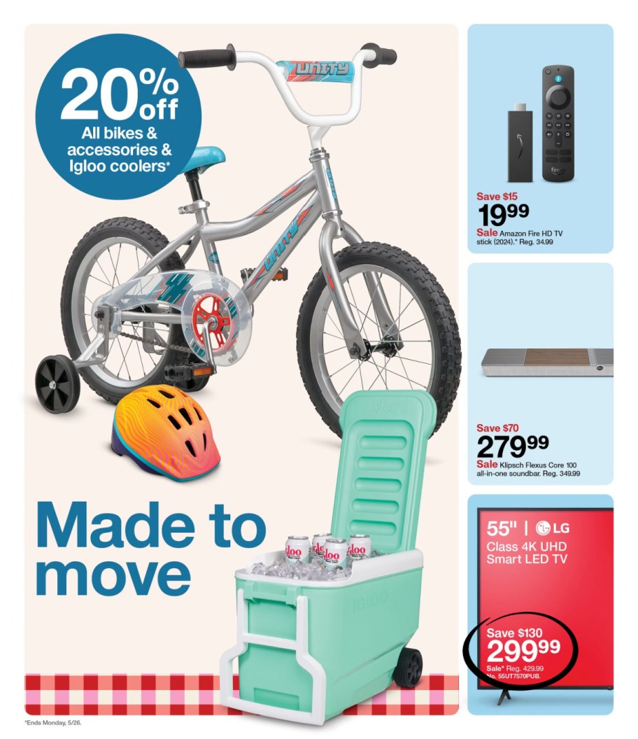 page from Target ad