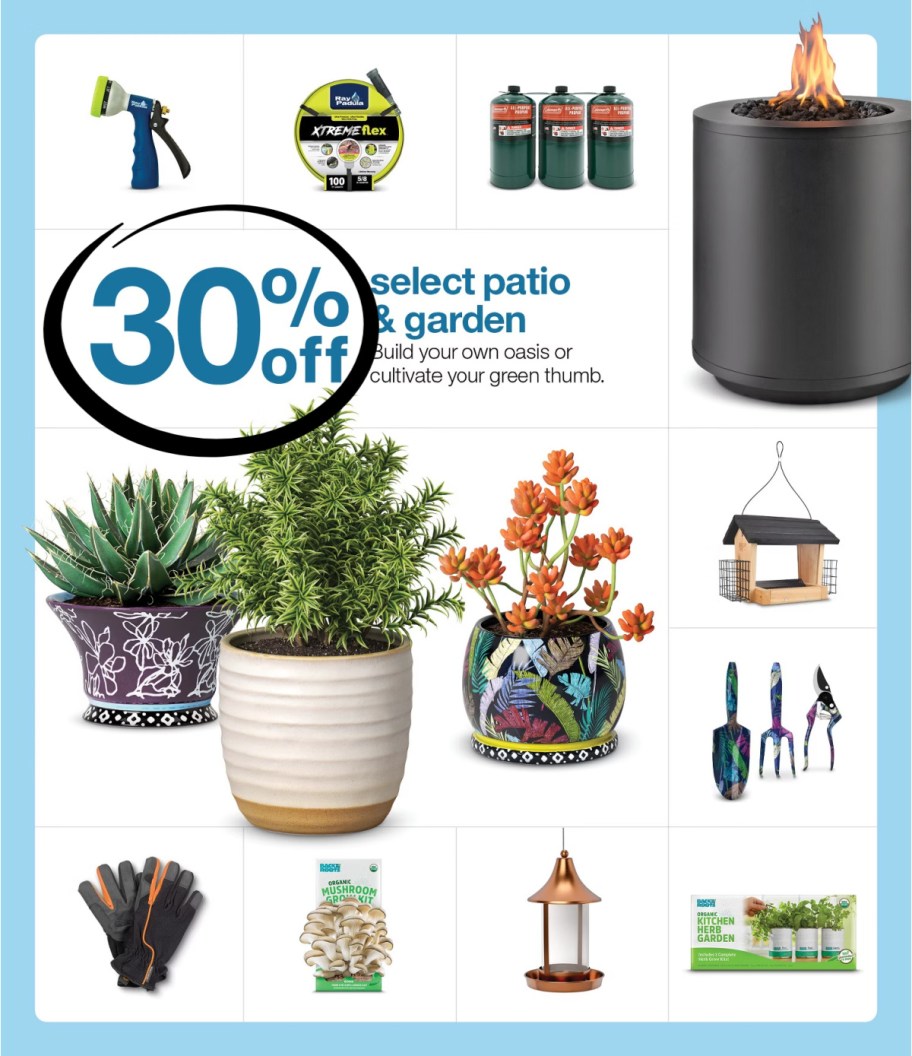 page from Target ad