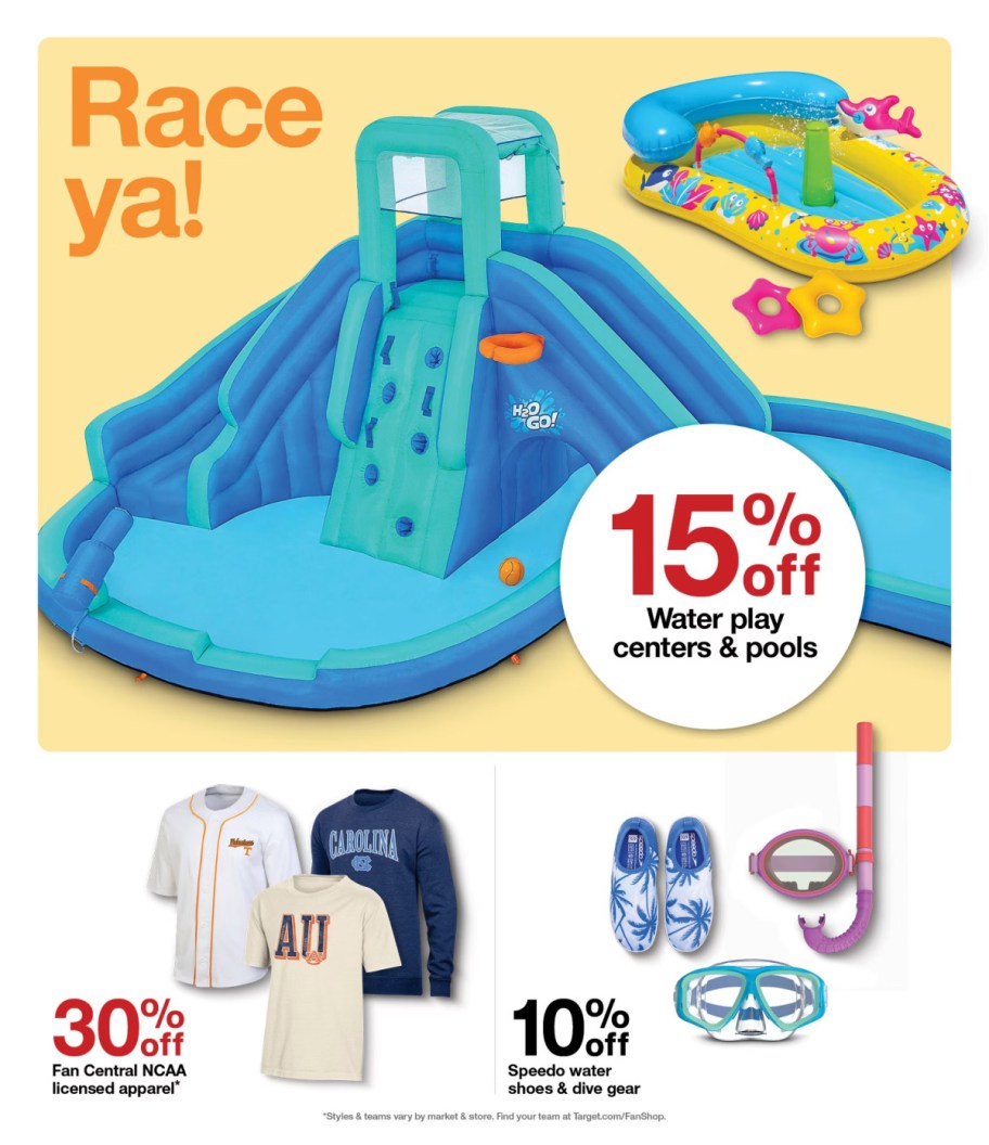 page from Target ad
