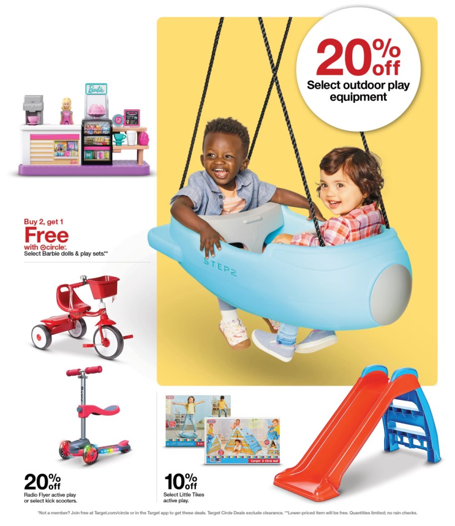 page from Target ad