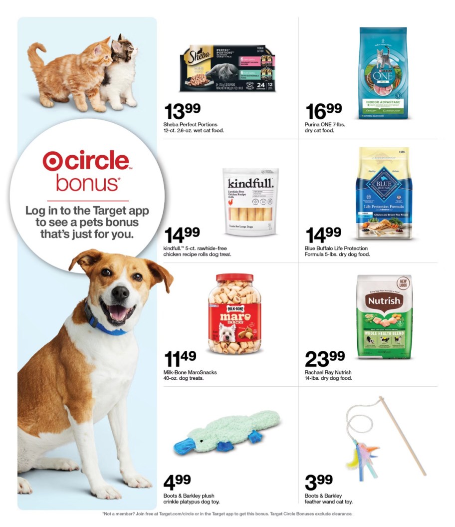 page from Target ad