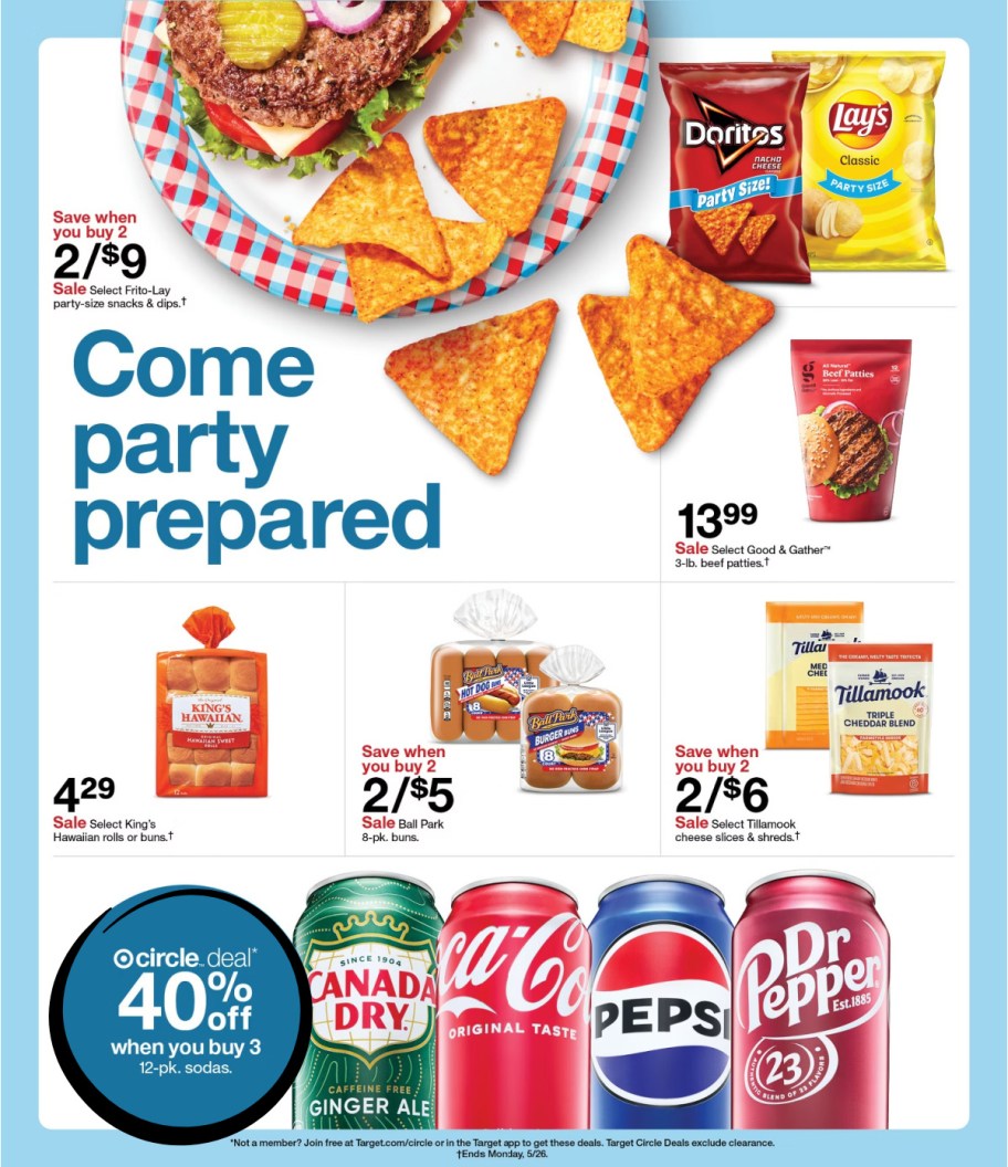 page from Target ad
