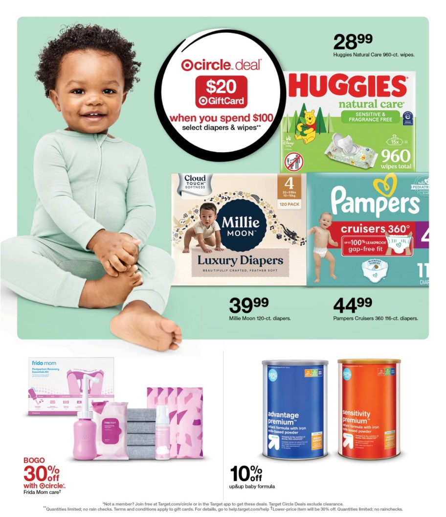 page from Target ad