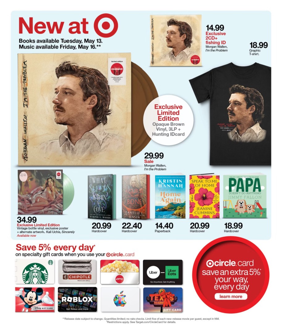 page from Target ad