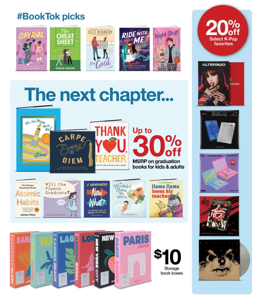 page from Target ad