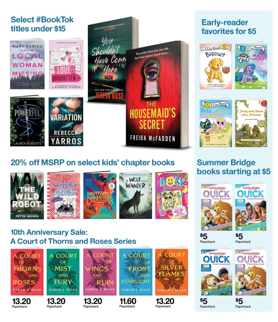 page from Target ad