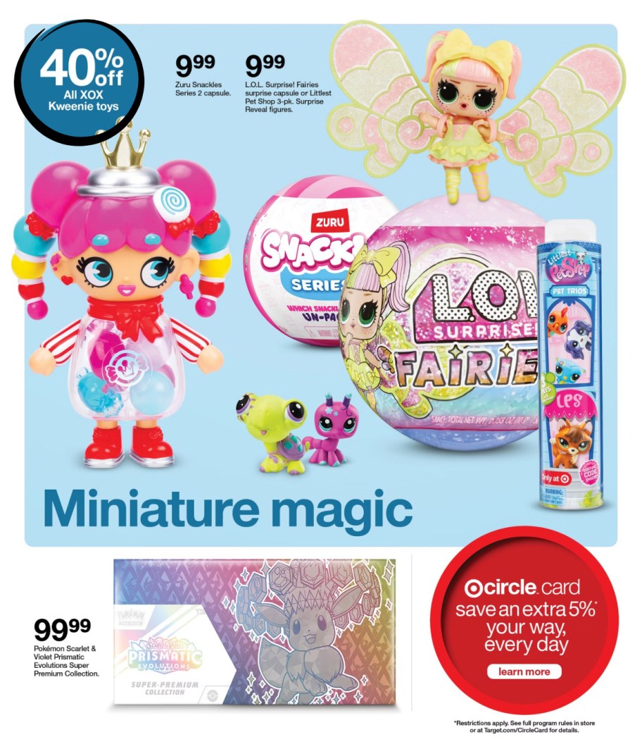 page from Target ad