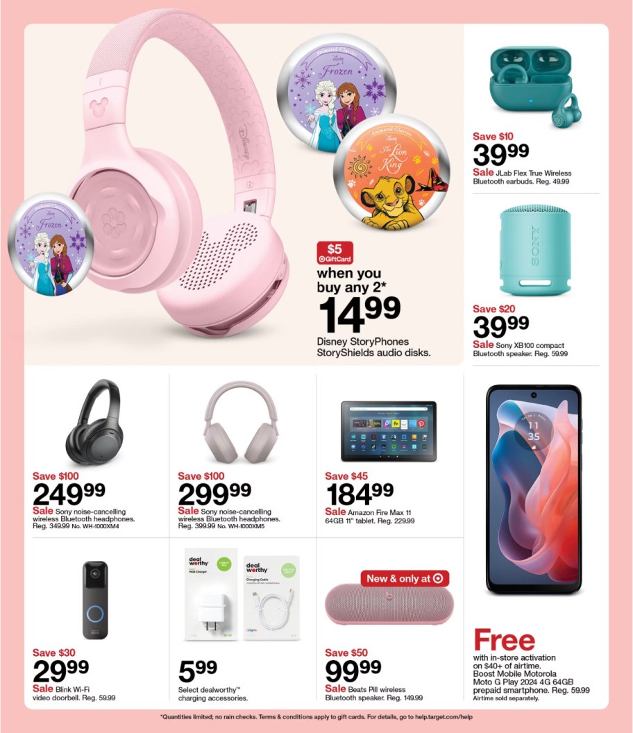 page from Target ad