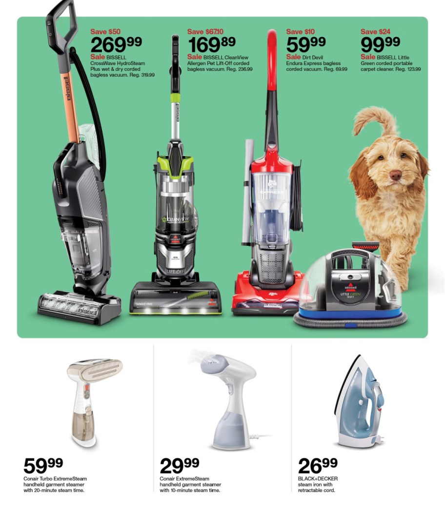 page from Target ad