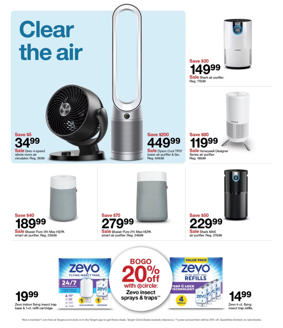 page from Target ad