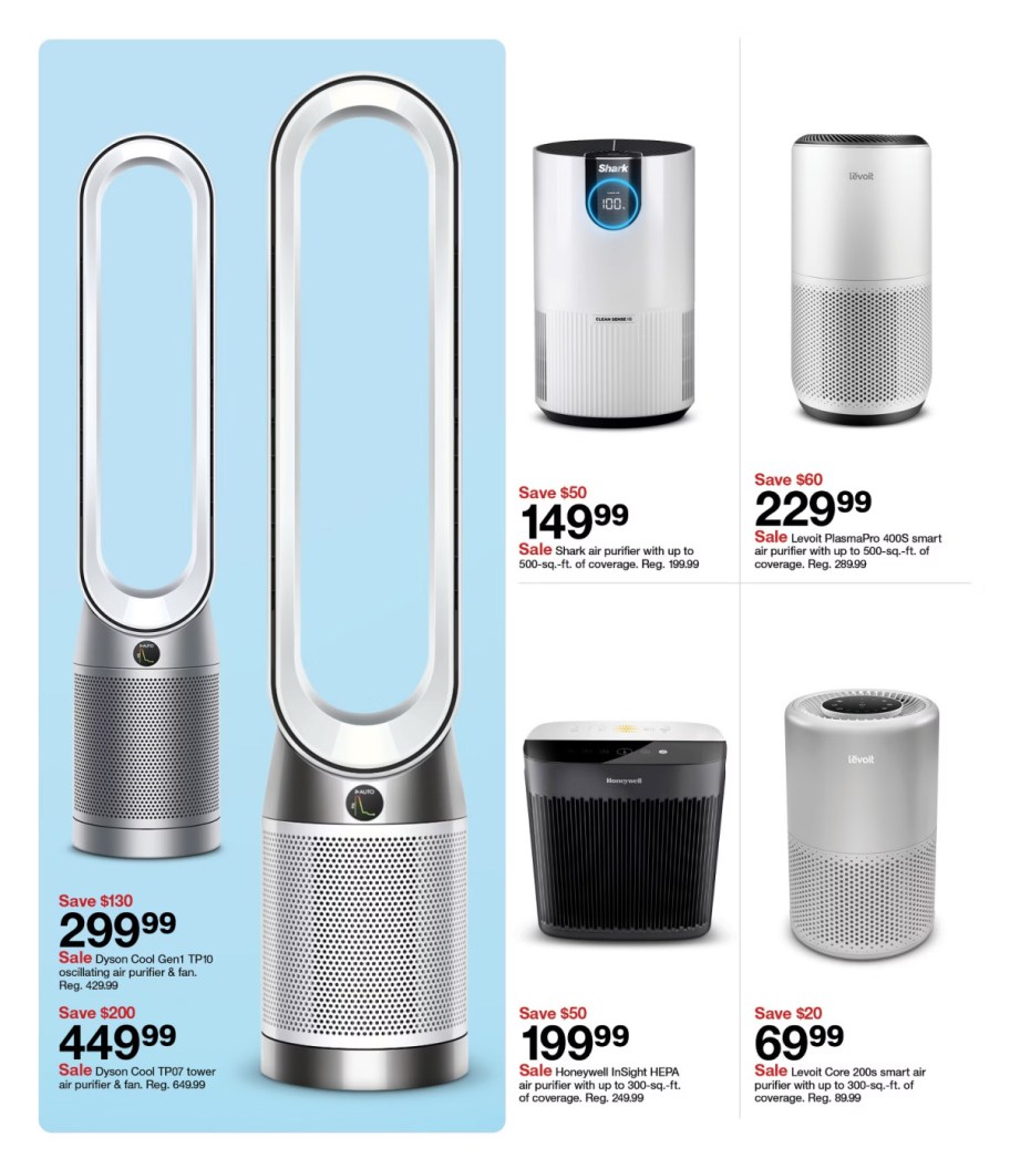 page from Target ad