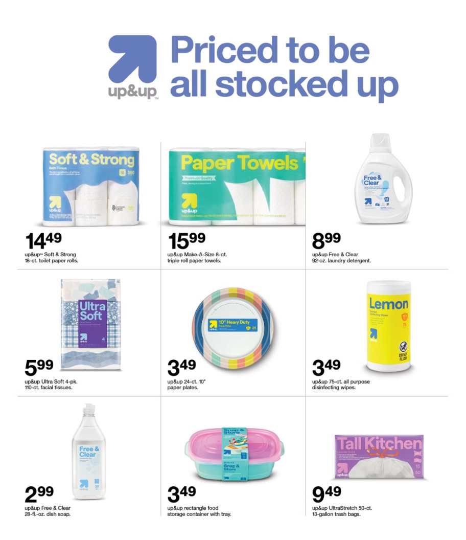 page from Target ad