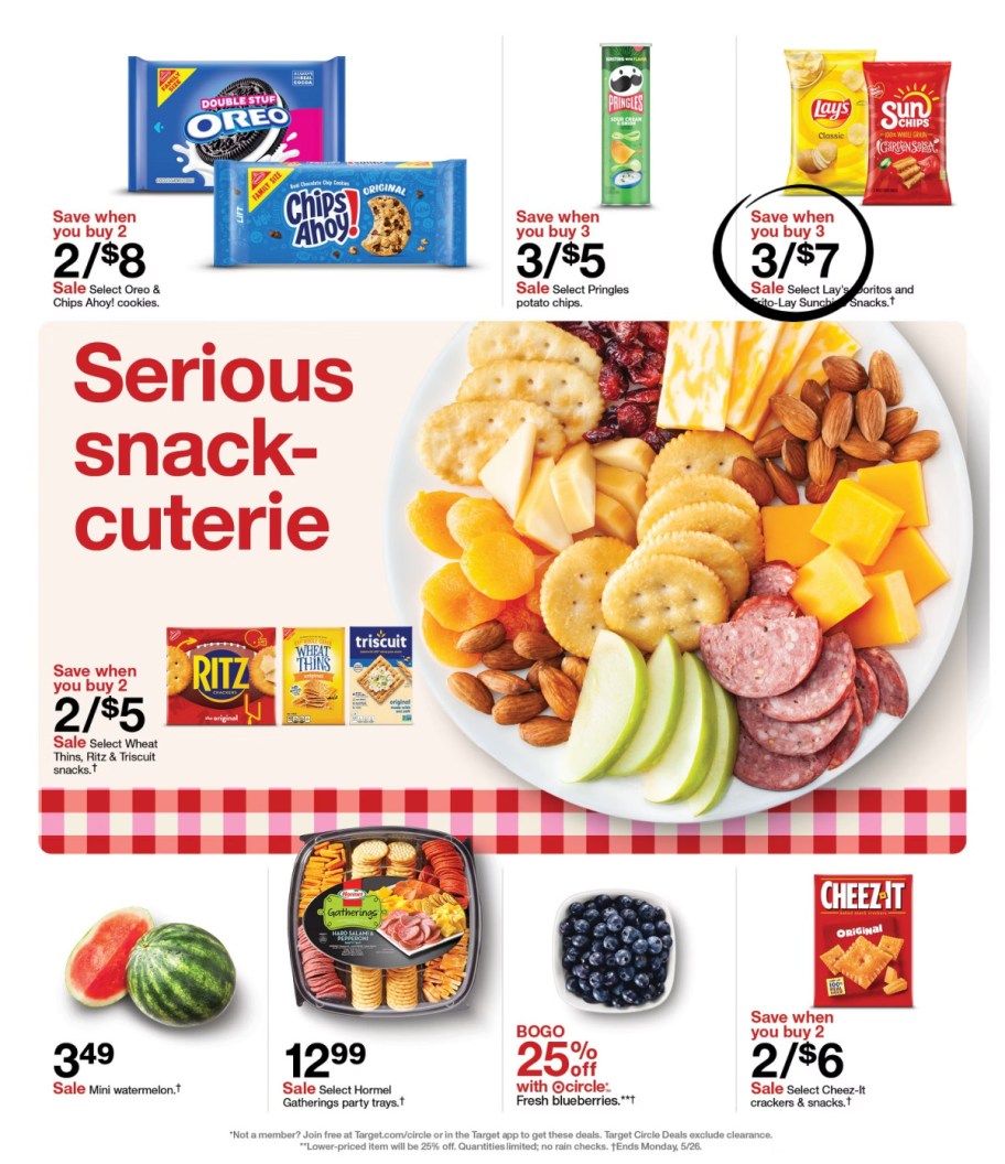 page from Target ad