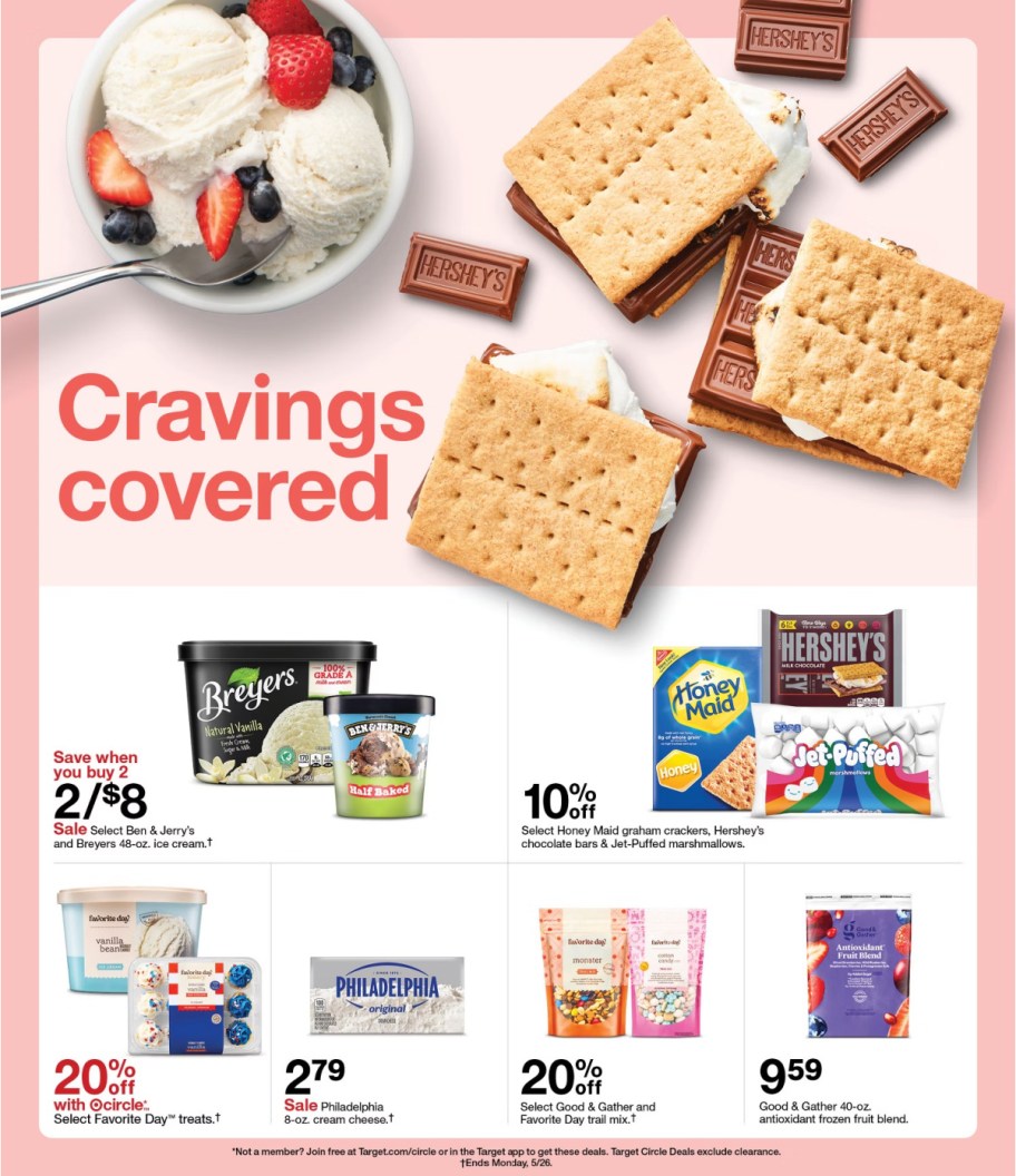 page from Target ad
