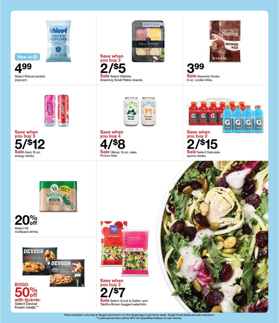page from Target ad