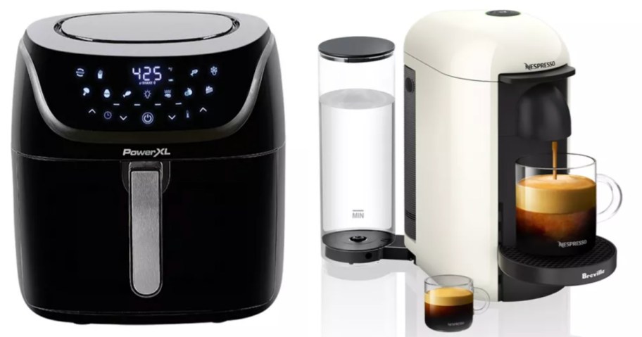 air fryer and coffee maker