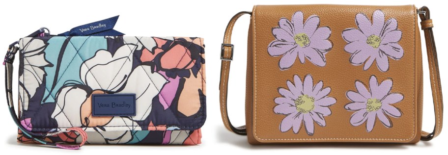 Vera Bradley Outlet RFID Smartphone Wristlet and Small Flap Hipster