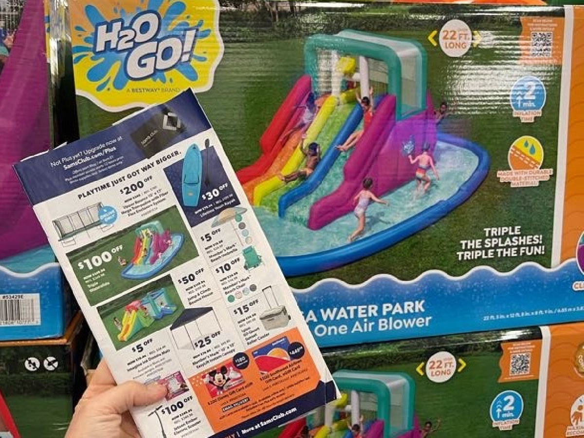 $100 Off Kids Inflatable Backyard Water Park w/ 3 Slides at Sam’s Club (In-Store & Online)
