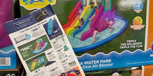 $100 Off Kids Inflatable Backyard Water Park w/ 3 Slides at Sam’s Club (In-Store & Online)