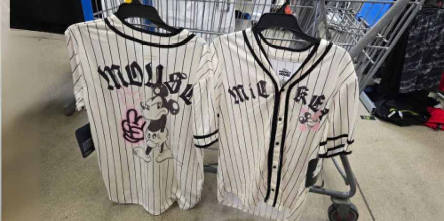 Graphic Baseball Jerseys Only $14.98 on Walmart.online | Mickey, Snoopy, & More!