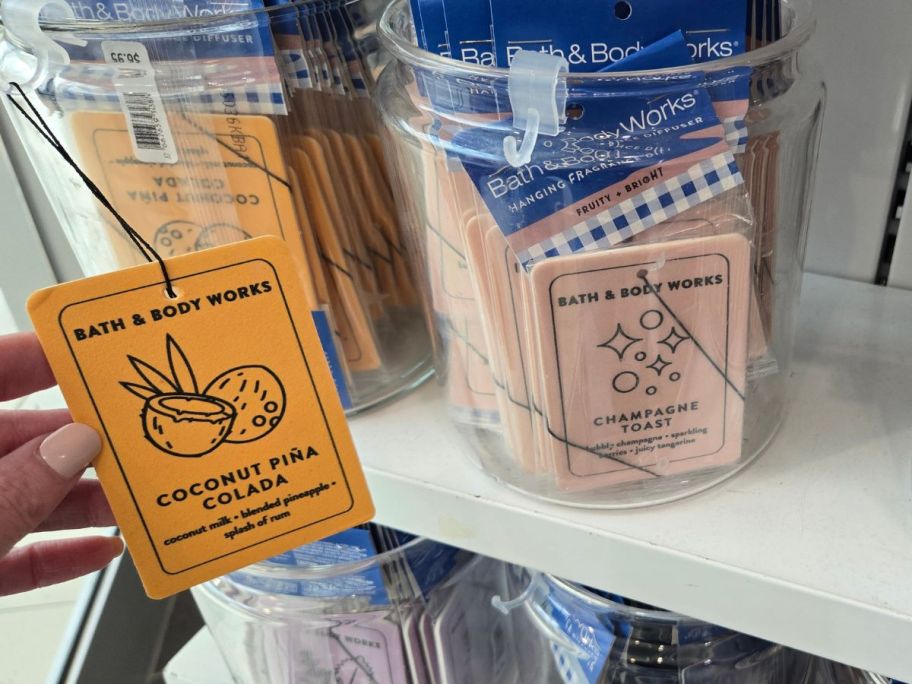 bath and body works Hanging Fragrance Diffusers on display in store