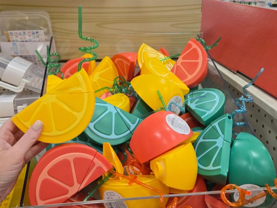 Novelty Lemon Cups on shelf in store
