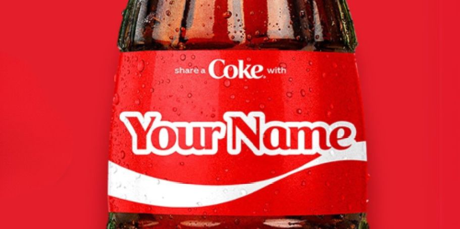 FREE Custom Glass Coke Bottle w/ Walmart Coca-Cola Purchase