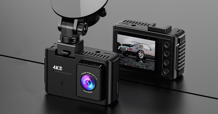HD Front & Rear 4K Dash Cam w/ Accessories Just $38.99 Shipped on Amazon (Reg. $80)
